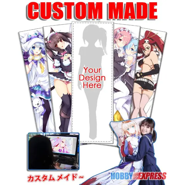$US $11.07  Hobby Express Custom Made Personalized Japanese Anime Dakimakura Hugging Body Pillow Cover