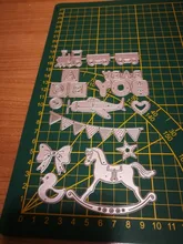 Cutting-Dies Craft Diy Scrapbooking Creative-Decoration Handmade Metal Horse QITAI BABY