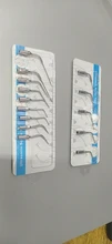 6 unids/set AZDENT Dental de goma pulidor de resina compuesta pulido de diamante de sistema RA Kit disco 14mm rueda espiral Flex cepillo fresas