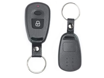 

Remote Key shell 2 buttons Keyless bladeless battery on without Transponder chip for Hyundai Santa Fe Matrix Atos Ac