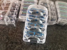 Gillette-Cuchillas de afeitar para hombre Fusion, 5 capas, cuchillas de seguridad, acero inoxidable, cuidado de la cara, 4 unidades