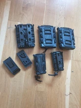 Bolsa de revista táctica Molle para Ar15 M4 5,56 7,62 9mm escorpión rápido Mag de liberación rápida Mag TPR funda con cubierta caja de engranaje de caza