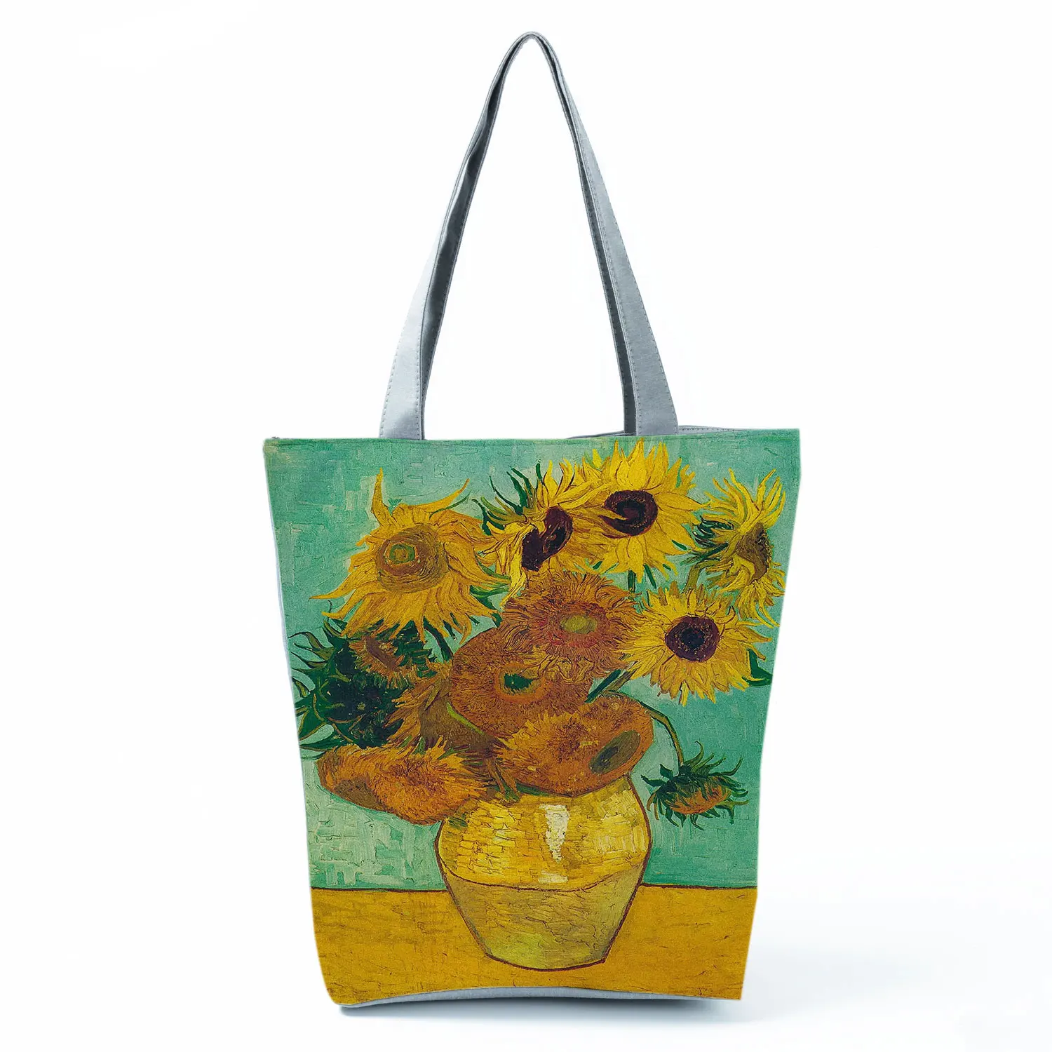 New Van Gogh Oil Painting Tote Bag Retro Art Fashion Travel Bag Women Casual Eco Shopping High Quality Foldable Shoulder Handbag 