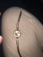 Reloj de pulsera de acero inoxidable para mujer, pulsera de cuarzo pequeña, de lujo, a la moda, sencillo, 1 Uds.