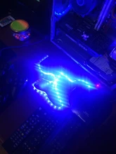 Strip-Light Tv-Background-Lighting Key-Control Desk-Screen Usb-Cable Flexible-Lamp LED