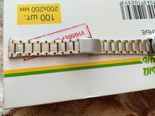 Correa de reloj de acero inoxidable, accesorios de 12mm, 14mm, 16mm, 18mm, 20mm, 22mm y 24mm de ancho, correa de cinco cuentas para buceo