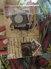 46 unids/pack Retro Museo filatélico serie cuarderno de recortes con pegatinas decorativas palo etiqueta álbum diario papelería pegatina de sello