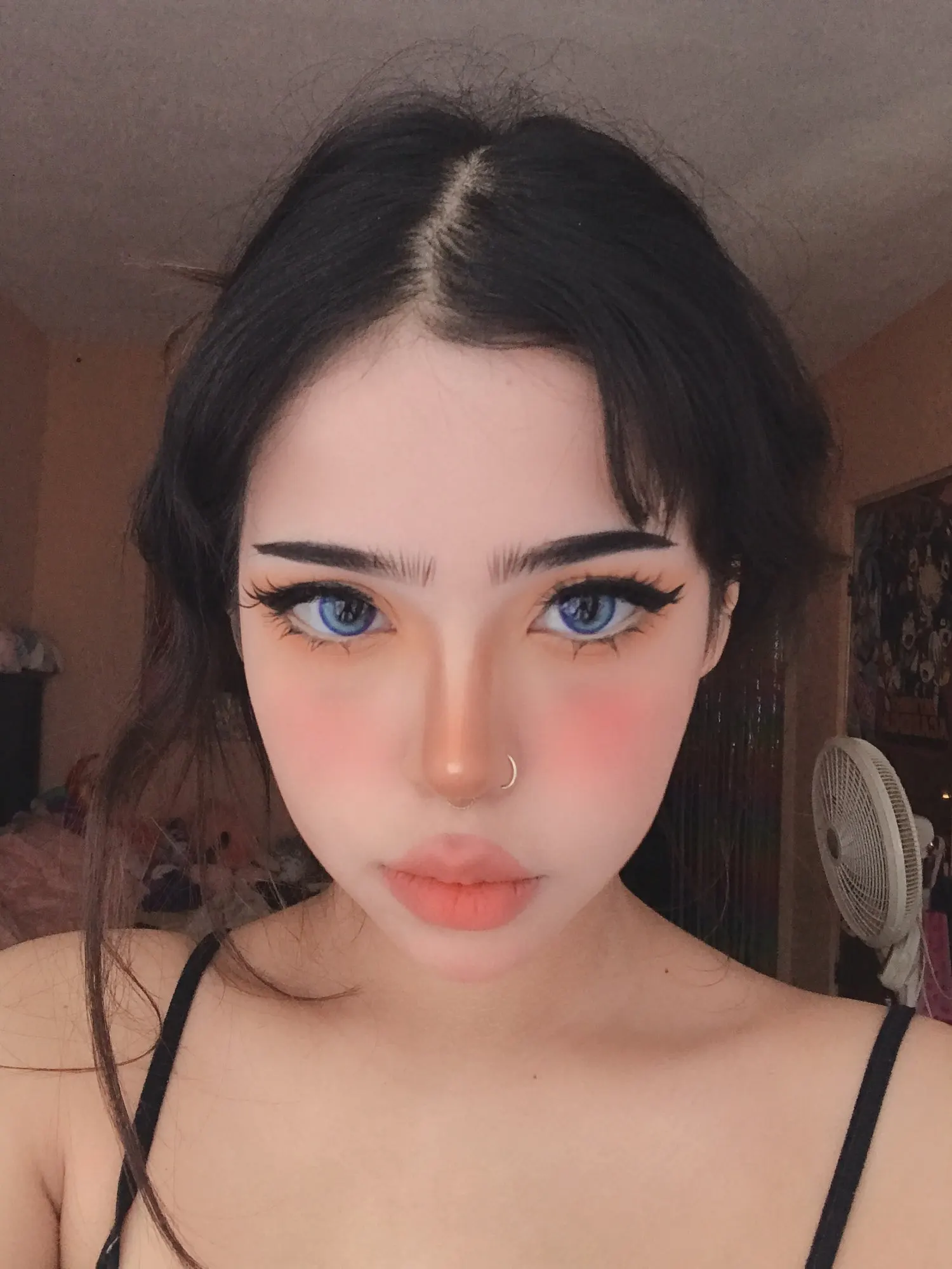 Buy EyeCandys Pink Label Prism Blue Colour Contact Lenses EyeCandys