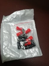 Nut Jack-Connector Banana-Socket Binding-Post Nickel-Plated Black 10pcs for 4mm Red Professional