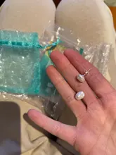 Pendientes de tuerca barroca para mujer, 100% de perlas naturales de agua dulce, Plata de Ley 925, forma Irregular blanca