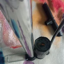 WEST BIKING-bomba de aire de mano para bicicleta, manómetro, inflador de neumático de ciclismo, válvula Schrader Presta, minibomba portátil