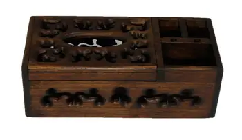 

Box for napkins with cells for salt-pepper