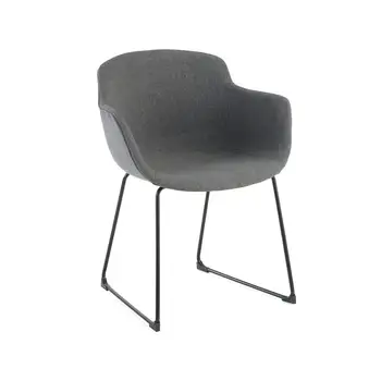 

Silla Ivonne Patín Asiento Tapizado negro