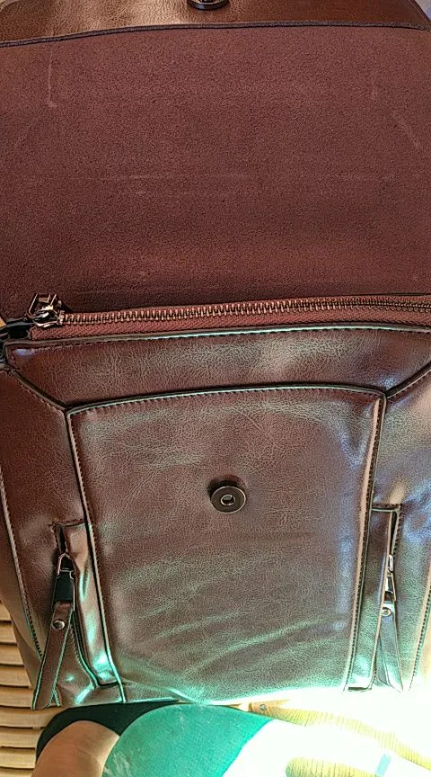 Retro Leather Backpack photo review