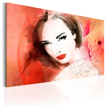 

Picture-checkers in crimson-60x40 cm