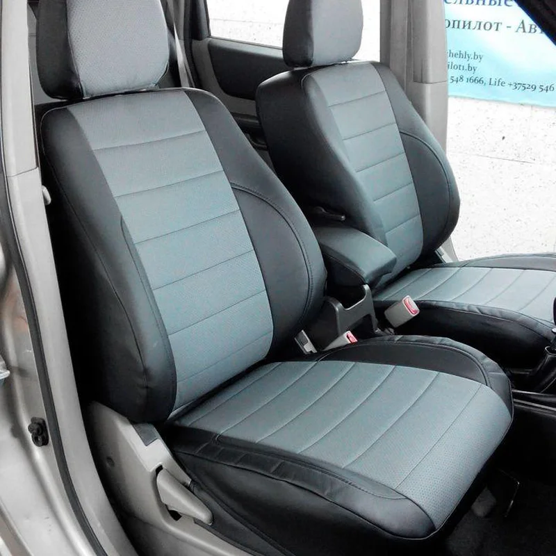 Для Nissan X-Trail T30 с 2000-2007г. модельные чехлы на сиденья из экокожи АВТОПИЛОТ экокожа