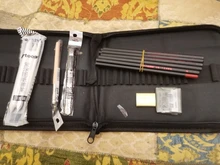 Juego de bocetos de lápiz profesional, Kit de dibujo, bolsas de lápices de madera para pintor, escuela, estudiantes, suministros de dibujo artístico