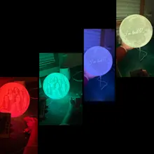 Moon-Lamp Night-Light Gift Custom Girlfriend Photo/text Rechargeable Dropship Kids Personalized