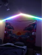 LED luces de tira RGB 5050 resistente al agua lámpara Flexible cinta de Bluetooth Color de sueño luces led 5M10M DC12V Control de la música para la habitación