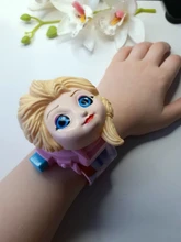 Disney-reloj de proyección 3D de dibujos animados para niños, 24 figuras con rompecabezas de concha de almeja, juguetes electrónicos de anime, regalos