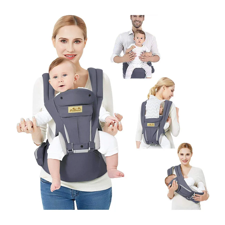 婴儿背带深灰色3