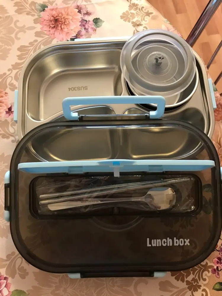 Stainless Steel Lunch Box Food Container photo review