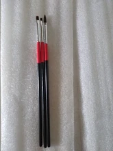 Pincel de Gel UV para manicura profesional, herramienta de fototerapia de acrílico transparente para arte de uñas, pintura y dibujo, 3 uds.