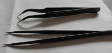 ESD Tweezer Electronics-Repair-Tools Anti-Static Stainless-Steel Precision Pincet 2pcs/Lot