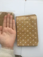Biscuit-Bags Pastry-Tool Packing-Pouch Popcorn-Bag Birthday-Wrapping-Supplies Dot-Kraft-Paper