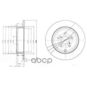 Тормозной Диск Bg3912 Delphi арт. BG3912 | Автомобили и мотоциклы