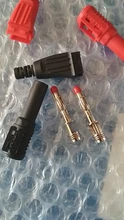 Insulation-Wire Connector Banana-Plug Multimeter-Test Right-Angle Solder-Type Male Red/black