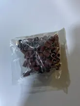 100/50pc lijado de bandas de manicura máquina 180/120/80 Grit uña taladro broca de pulido archivos pedicura herramienta BEND261