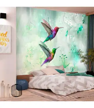 

Mural-Colourful Hummingbirds (Green)