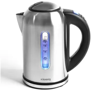 

[Refurbished BASIC] Electric kettle BOE40 1.7L capacity power 2200W Black color/InoxH.KOENIG25.43