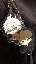 Danganronpa-Llavero de ventilador acrílico de doble cara, colección de Anime, figuras para juego, Nanami, ChiaKi, Nagito, Komaeda
