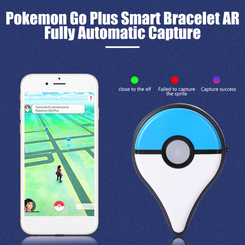 Bluetooth браслет с автоматической ловлей для игры Pokemon Go Plus, аксессуары для часов с браслетом, часы с зарядкой от usb