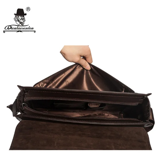 Men 'S leather handbag 13 inch DIOULAORENTOU OX694| |