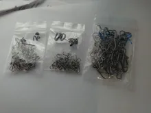 30 unids/lote de gancho de acero inoxidable rápido Clip cerradura Snap giratorio de pesca de anillos de seguridad fotos conector de gancho pesca Pesca