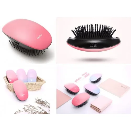 Виброрасческа-Массажер С Функцией Ионизации Xiaomi Yueli Comb Hic-206 Pink E-3001485