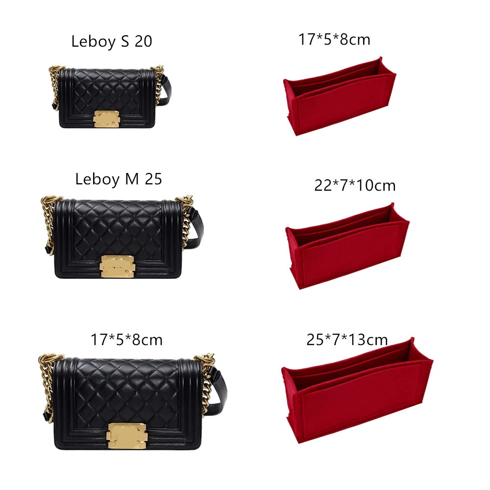 Fits for Chanel 2.55 Insert Bag Organizer Makeup Handbag Organizer Portable  Cosmetic bag women luxury designer bag organizer - AliExpress