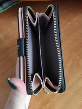 Las mujeres carteras largas 2021 diseño de moda bordado Daisy titular de la tarjeta de gran capacidad monedero PU cremallera Simple dinero bolso billeteras