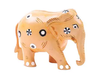 

Figurine "elephant smooth trunk down" 2,5"