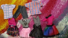 Casual Dress Outfits Shirt Dollhouse Clothes Barbie-Doll-Accessories Fashion 3pcs 