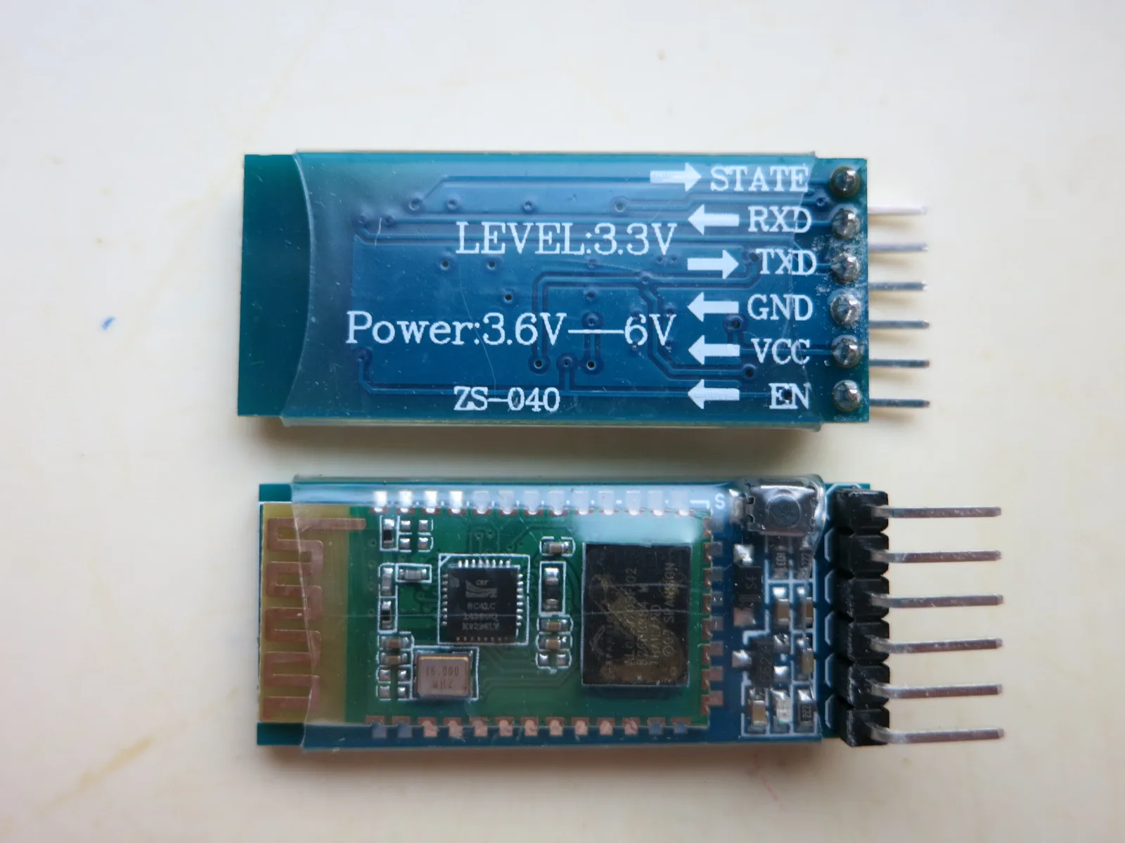 Отзыв о товаре HC-05 HC 05 hc-06 HC 06 RF беспроводной Bluetooth-модуль приемопередатчика RS232конвертер TTL в UART и адаптер для arduino от пользователя S***v