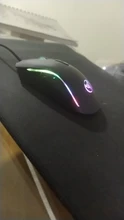 Hongsund-Ratón óptico profesional para videojuegos de alta gama, mouse con 7 colores brillantes retroiluminado con led y diseño ergonómico para LOL CS