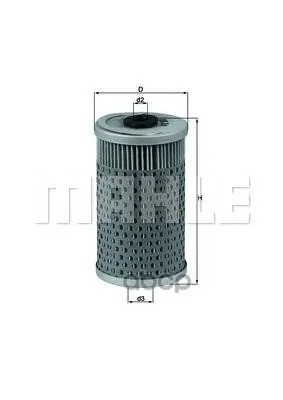 Фильтр Масляный Mahle/Knecht арт. OX34D