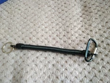 Pinza de gatillo de agarre de pez, herramienta de cuerda de retención, protección de Cable elástico, accesorios flexibles, aparejos de pesca, 18cm, 1 Uds.