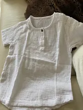Children Clothing Tops T-Shirts Linen Toddler Baby-Boy-Girl Kids Cotton Summer New 90-140cm-Height