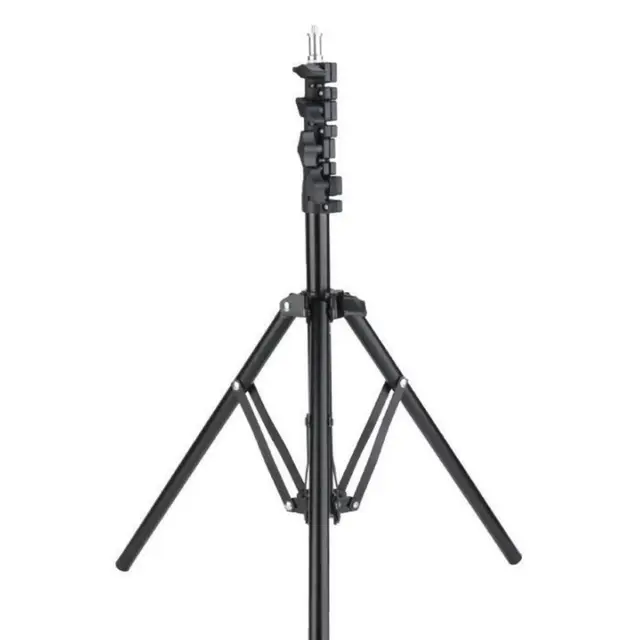 Tripod stand mount ring lamp and smart phone, Isa reinforced tripod for ring lamp and camera Black
