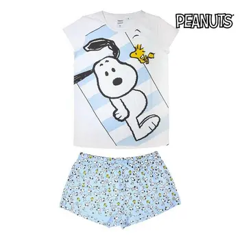 

Summer Pyjama Snoopy Adult Sky blue White
